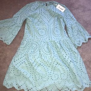 Women’s green dress